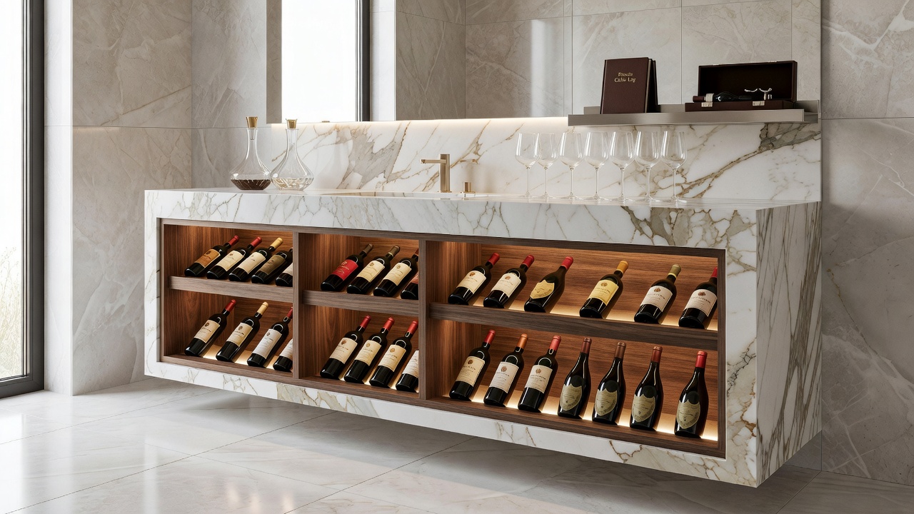 2026 Bathroom Remodel Ideas for Wine Collectors: Custom Storage
