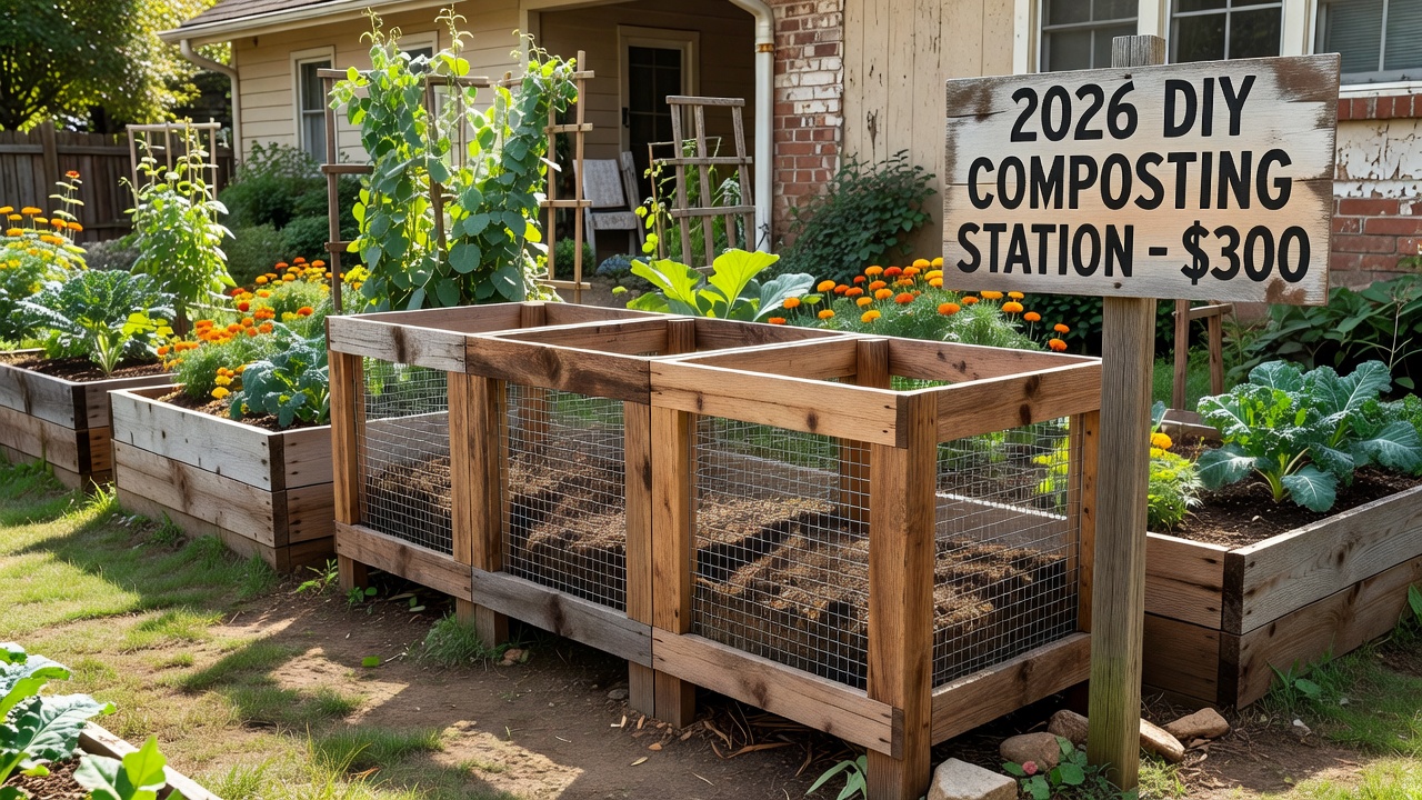 2026 DIY Composting Stations for Sustainable Fixer-Upper Yards