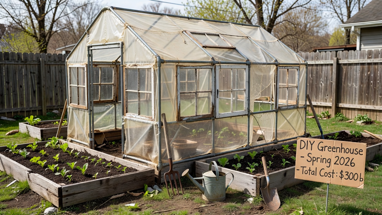 2026 DIY Greenhouse Builds for Budget Fixer Upper Yards