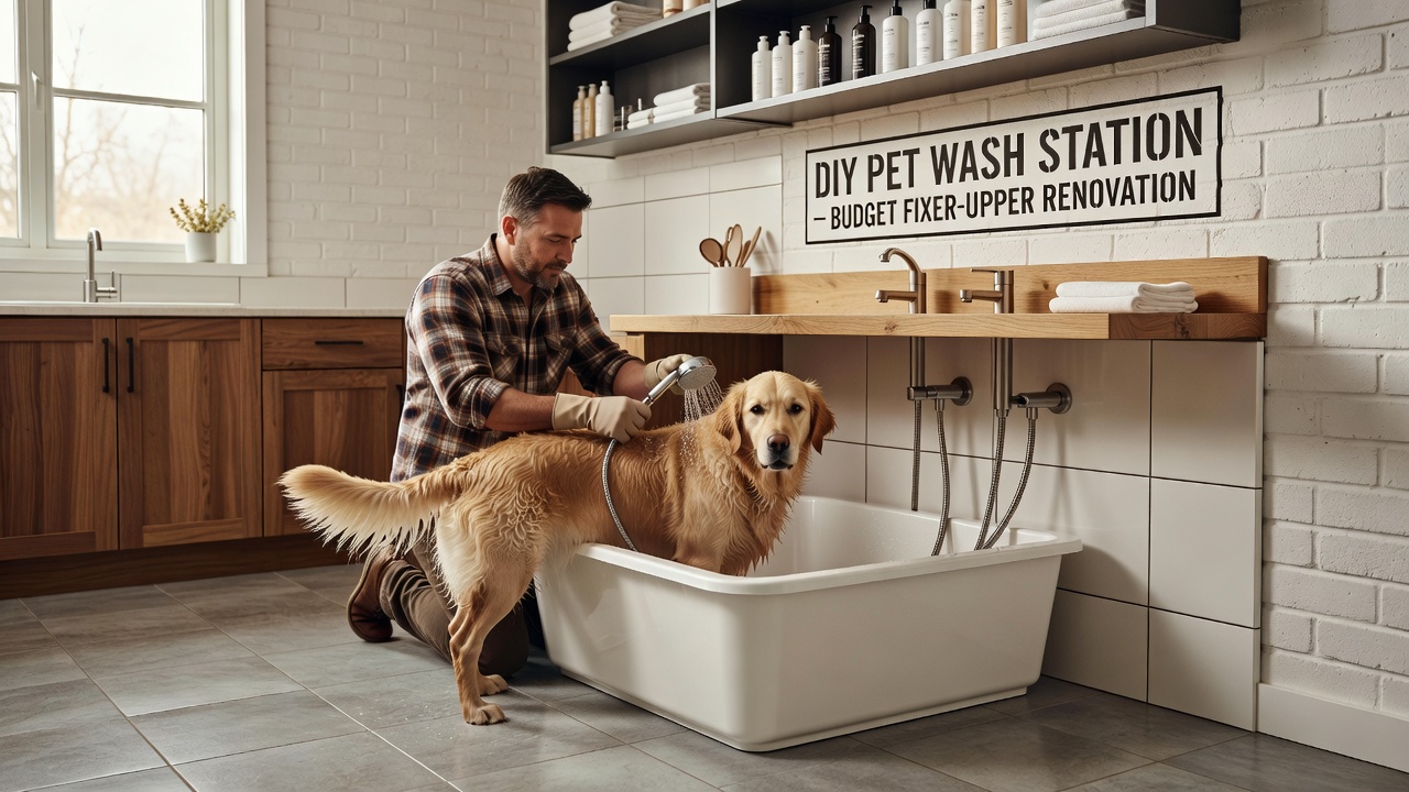 2026 DIY Pet Washing Station for Budget Fixer Uppers