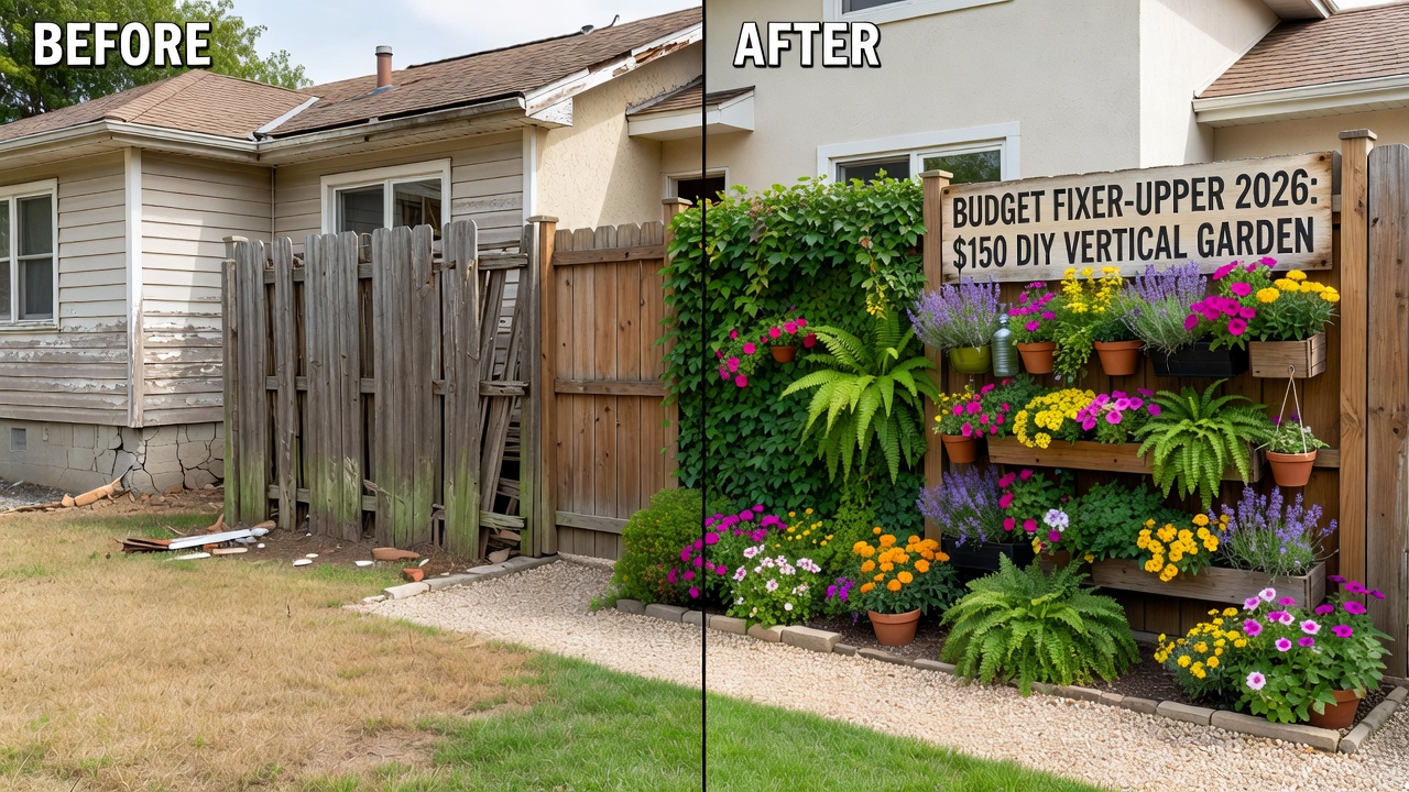 2026 DIY Vertical Garden Projects for Budget Fixer Uppers