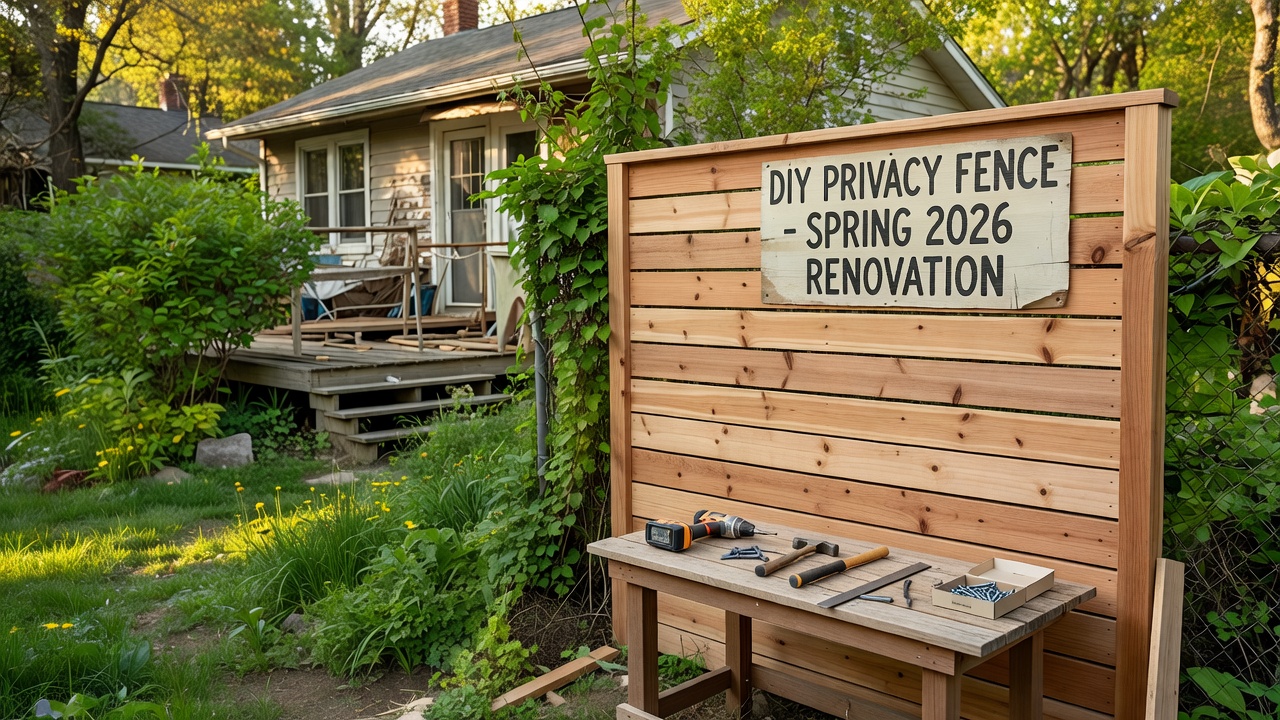 DIY Privacy Fence Builds: 2026 Fixer-Upper Outdoor Ideas