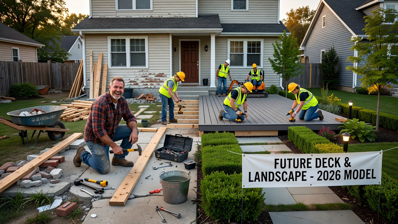 DIY vs Pro Outdoor Renovation Costs: 2026 Fixer-Upper Guide