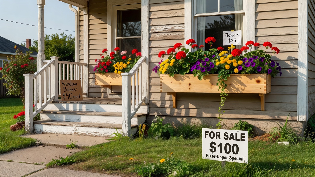 How to Build Budget DIY Window Boxes for Fixer Upper Curb Appeal