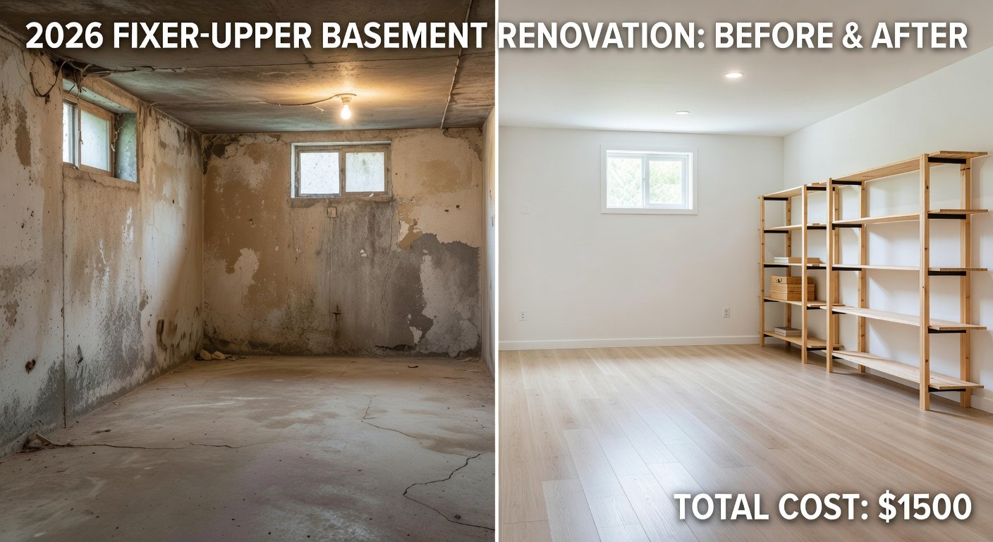 How to Transform a Basement on a Budget: Fixer Upper Guide 2026