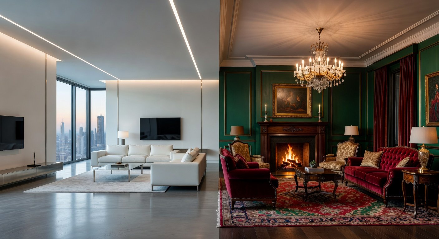 Modern vs Traditional Living Room Designs 2026