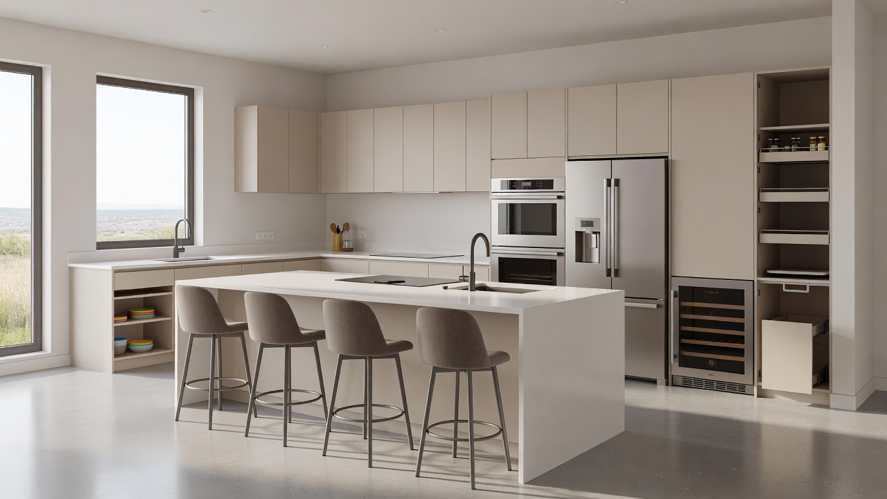 Multi-Purpose Kitchen Features for Busy Modern Families